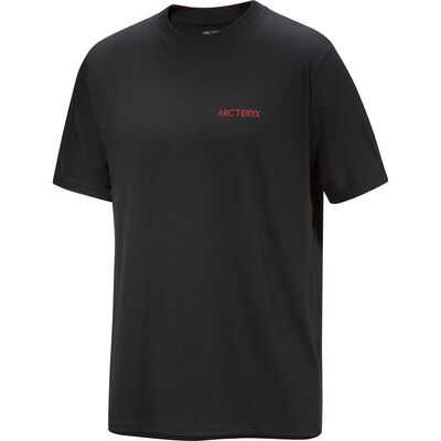 加拿大直邮始祖鸟Kragg SL男款模糊鸟图案短袖常规登山T恤