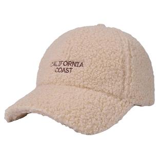 帽子女2025冬季加绒加厚保暖棒球帽百搭显脸小防风防寒毛绒鸭舌帽