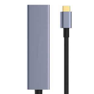 虎克网线转换器type-c千兆网卡华为平板电脑MatePad Pro适用华为M6集线器usb转网线有线接口分线器网络转接头