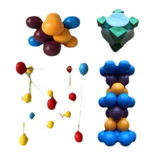 面心立方堆积晶胞模型晶体结构性质高中化学最密球棍比例切面教具