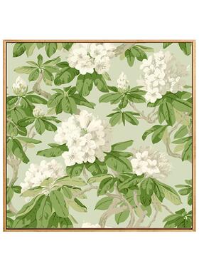 清新花卉diy数字油画手绘装饰画