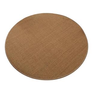 圆形剑麻地毯高级感客厅地垫亚麻黄麻草编茶几毯天然剑麻编织地垫
