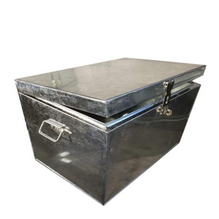 铁皮箱小铁箱带锁手提箱收银钱箱子家用小箱子小号收纳箱定做铁箱