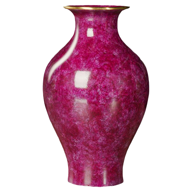 鱼尾铜花瓶纯上贡黄铜花瓶客厅插花净水瓶供奉仙家花瓶观音玉净瓶
