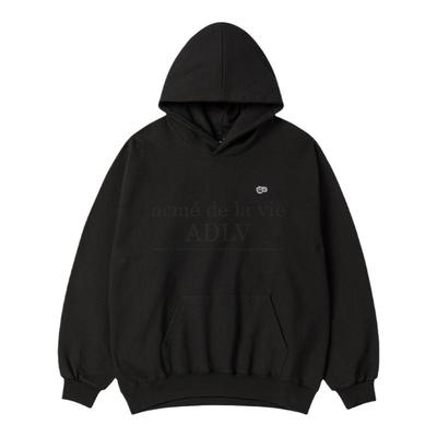 ADLV秋冬季连帽卫衣hoshi权顺荣同款小老虎爪子男女连帽衫黑灰色