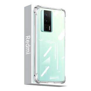 适用红米k60手机壳k60pro透明redmi新款气囊防摔k50电竞保护套k40s超薄por硅胶镜头全包k30至尊纪念版男女e软