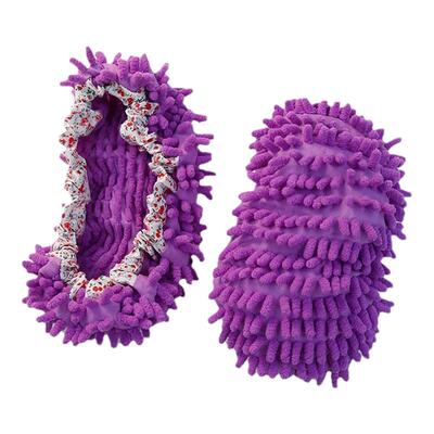 雪尼尔懒人拖地鞋套可拆洗