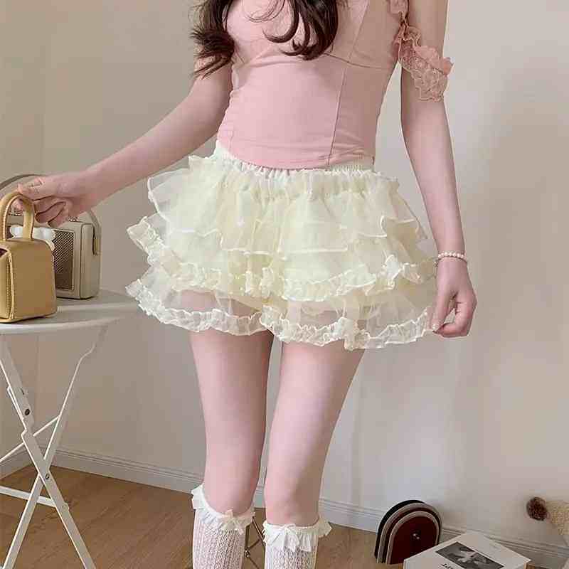 南瓜裤裙撑蛋糕裙防走光jk狗短蓬蓬裙lolita内搭夏可爱打底安全裤