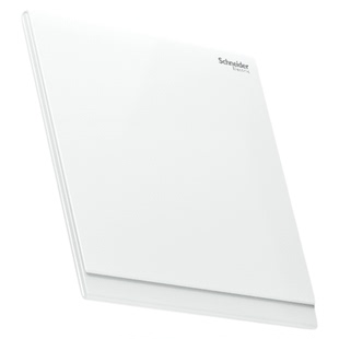 【新品】施耐德开关插座超薄五孔面板家用致铂滑盖开关PC玻璃面板