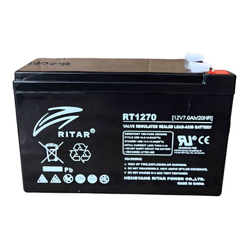 RITAR瑞达RT1270 1290 12120H 12V7AH3.2A5A9A12AH迅达电梯蓄电池