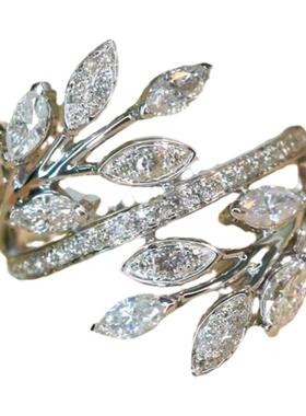 戒指女开口小众简约冷淡风不掉色