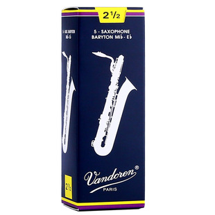 法国Vandoren弯德林蓝盒巴立东上低音萨克斯哨片降E调古典BARYTON