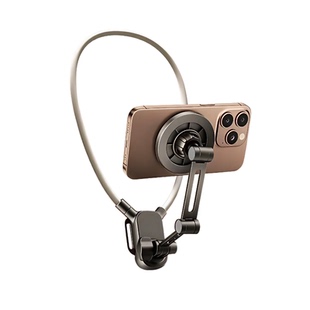 挂脖手机支架第一人称视角拍摄设备运动相机胸前固定适配大疆GoPro胸挂磁吸脖子式穿戴防抖直播Vlog骑行