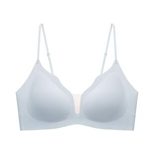 蕉内凉皮511C凉感细肩带内衣女透气无痕小胸聚拢胸罩美背薄款文胸