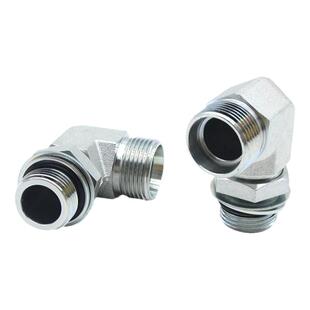 伊顿永华标准24度锥卡套式过渡接头90度可调向直角液压弯头1CG9