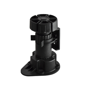 调节脚塑料圆形橱柜调节脚 可调节家具脚 支撑脚 PVC地脚线卡扣脚