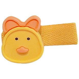 宝宝全包布不伤发发夹婴儿发卡可爱超萌胎毛夹儿童侧边碎发鸭嘴夹