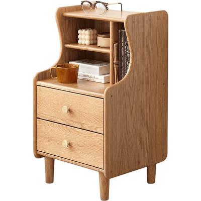 源氏木语三格不规则储物床头柜