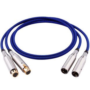 卡农线连接调音台功放音响麦克风话筒专用线卡侬公对母平衡音频线