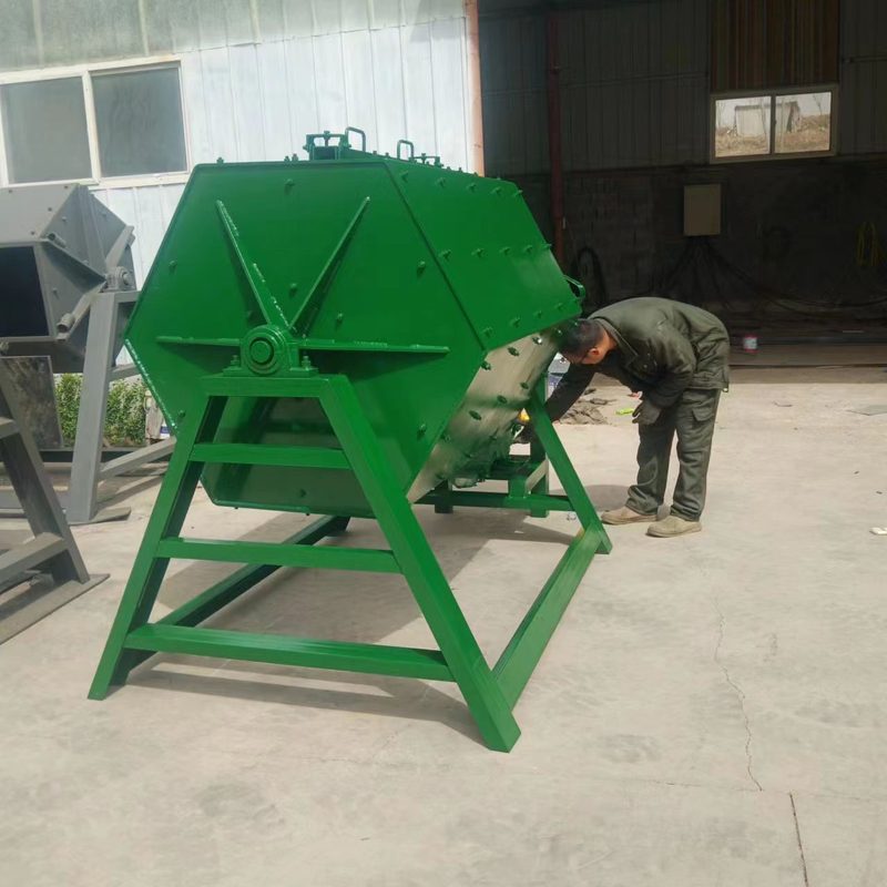 木制品多用途六角滚筒抛光机六面钻孔研磨机打磨除锈机多少钱一台