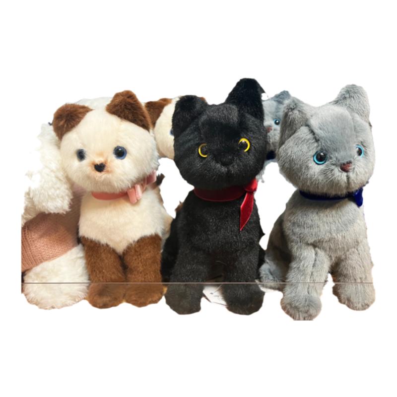 sunlemon优雅蝴蝶结猫咪毛绒玩具