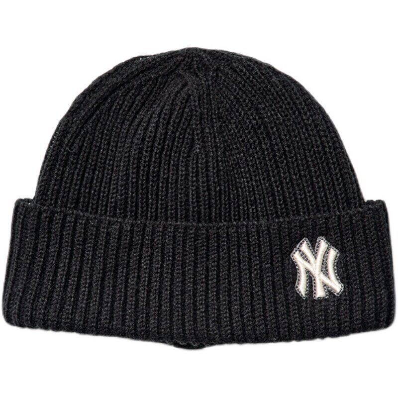 26新款MLB毛线帽男女NY刺绣针织