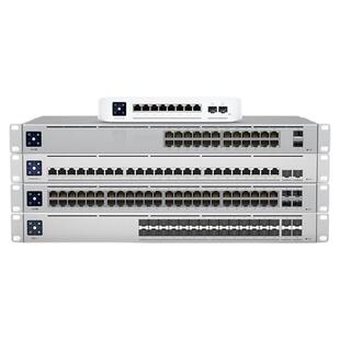 UniFi机架交换机PoE/PoE+企业级千兆2.5G万兆25G/RJ45/SFP28接入汇聚统一网管3层安静运行Ubiquiti优倍快UBNT