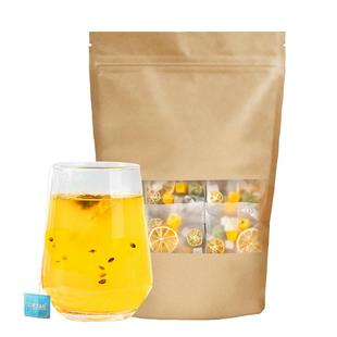 青桔柠檬百香果茶泡水喝冷泡茶水果茶维C组合金桔柠檬片独立包装