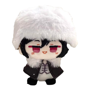 文豪野犬棉花娃娃10cm坐姿款文豪野犬周边手办太宰治中原中也可爱