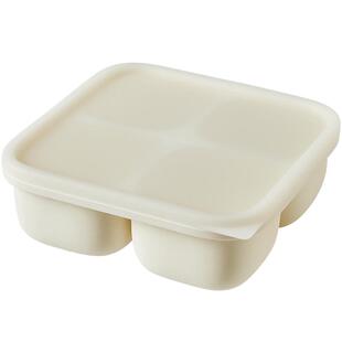 乐扣乐扣宝宝辅食冰格硅胶婴儿肉泥冷冻盒分装浓汤宝模具食品冰盒