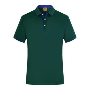 夏季中国邮政工作服短袖定制LOGO纯棉 邮政EMS物流工作服马甲墨绿