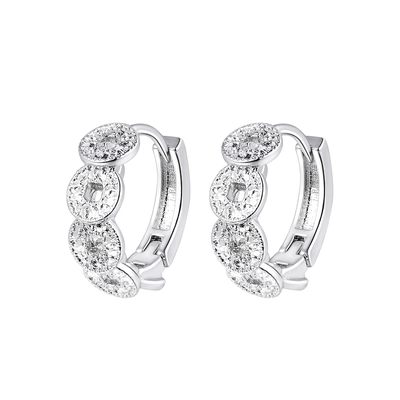 巷南999银五帝铜钱耳环小众设计