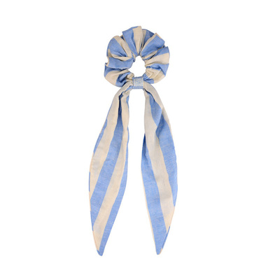 Sesaar 2025新款复古法式大肠发圈垂耳带发饰扎头绳百搭发绳女M星