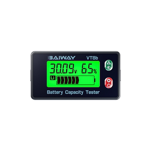 VT8铅酸电瓶锂电池百分比电量表显示电压表12V24V36V48V60V72V84
