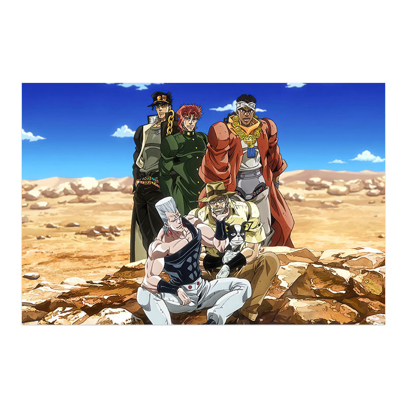 JOJO的奇妙冒险动漫海报周边空条承太郎吉良吉影二次元宿舍墙贴纸
