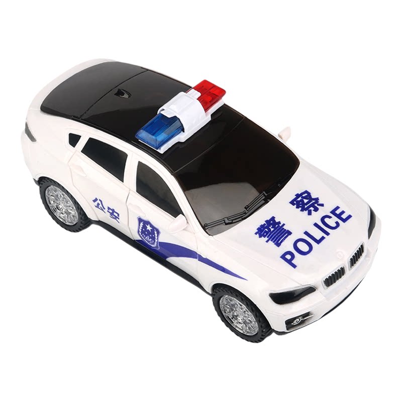 电动警车儿童3D灯光音效玩具