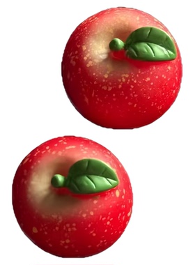 新款平安苹果水果仿真果车汽车可爱摆件中控台车载装饰挂件装饰品