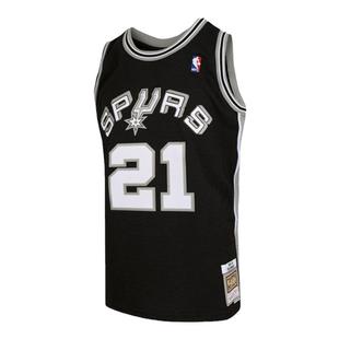 马刺队邓肯98-99赛季NBA官方MN复刻21号球衣SW球迷版