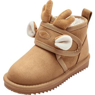 巴拉巴拉童鞋儿童雪地靴男童女童加厚加绒潮流冬季靴子棉靴防泼水