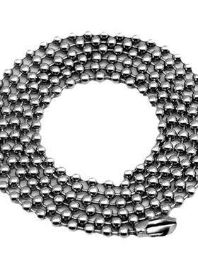 钛钢珠子项链圆珠链加长款毛衣链