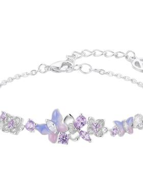 VIVIWELL梦幻紫蝴蝶手链礼物