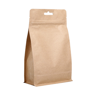 加厚牛皮纸茶叶自封袋散茶包装袋零食铝箔袋干果特产八边封密封袋