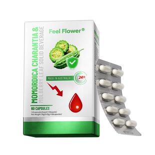 FeelFlower澳洲进口控口服血糖灵苦瓜铬胶囊三价平稳平衡营养