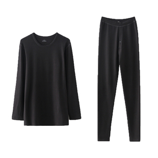 秋冬季高个子加长秋衣秋裤德绒保暖套装贴身加大护膝护肚护腰2188