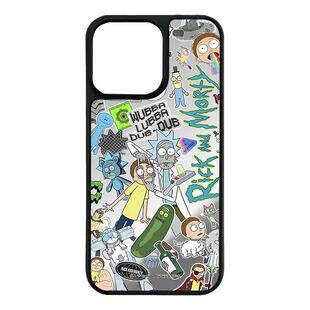韩庚同款瑞克和莫蒂18promax手机壳Magsafe磁吸镜面适用iphone17欧美动画16plus好看小米15个性潮流华为pura9