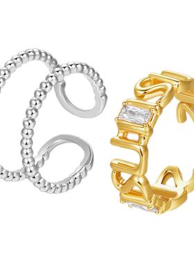 sunshifensolar镀金开口戒