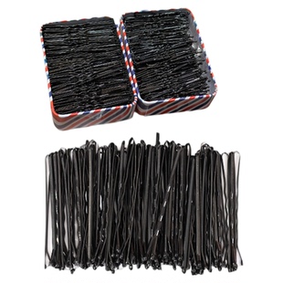 黑色一字夹儿童发夹碎发刘海夹盘发固定隐形发卡钢夹女童夹子头饰