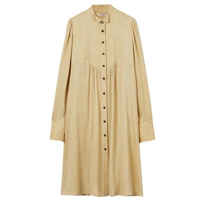 EXCEPTION春秋款法式丝棉连衣裙