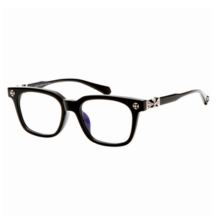 克罗手工眼镜复古银鉓板材眼镜架 男女时尚近视眼镜框COXUCKER