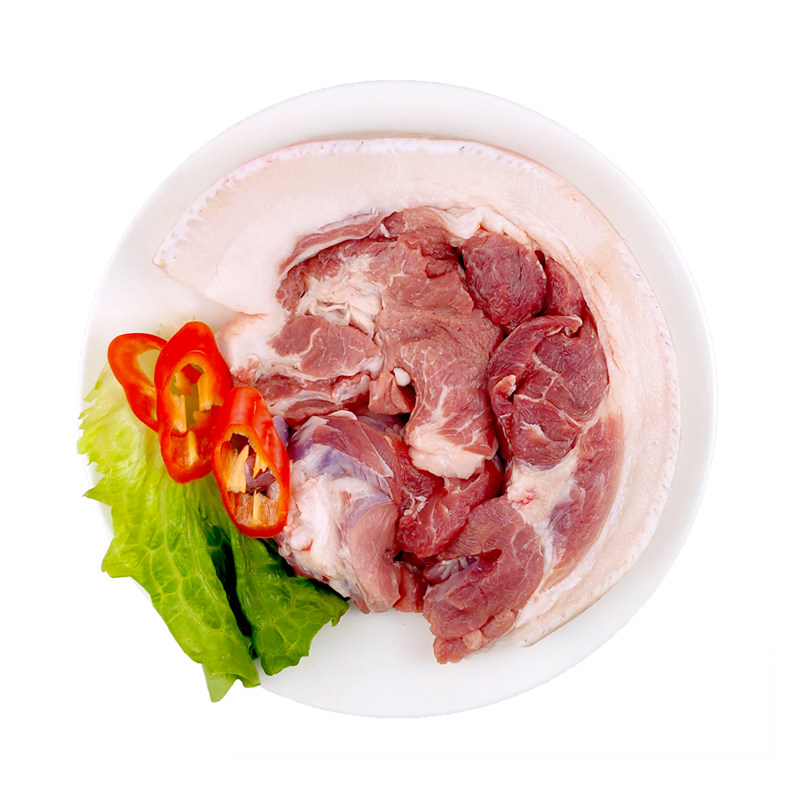 大别山新鲜猪肉散养农家霍寿黑猪腿肉前后生鲜农家土猪肉红烧蒸菜